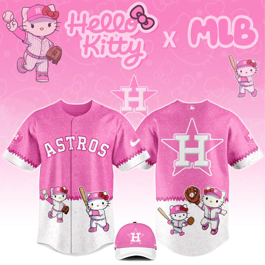 Houston Astros Hello Kitty X MLB Limited Editions Jersey | RI34
