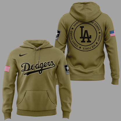 Limited Edition LA Dodgers x Military Appreciation Night 2025 Hoodie