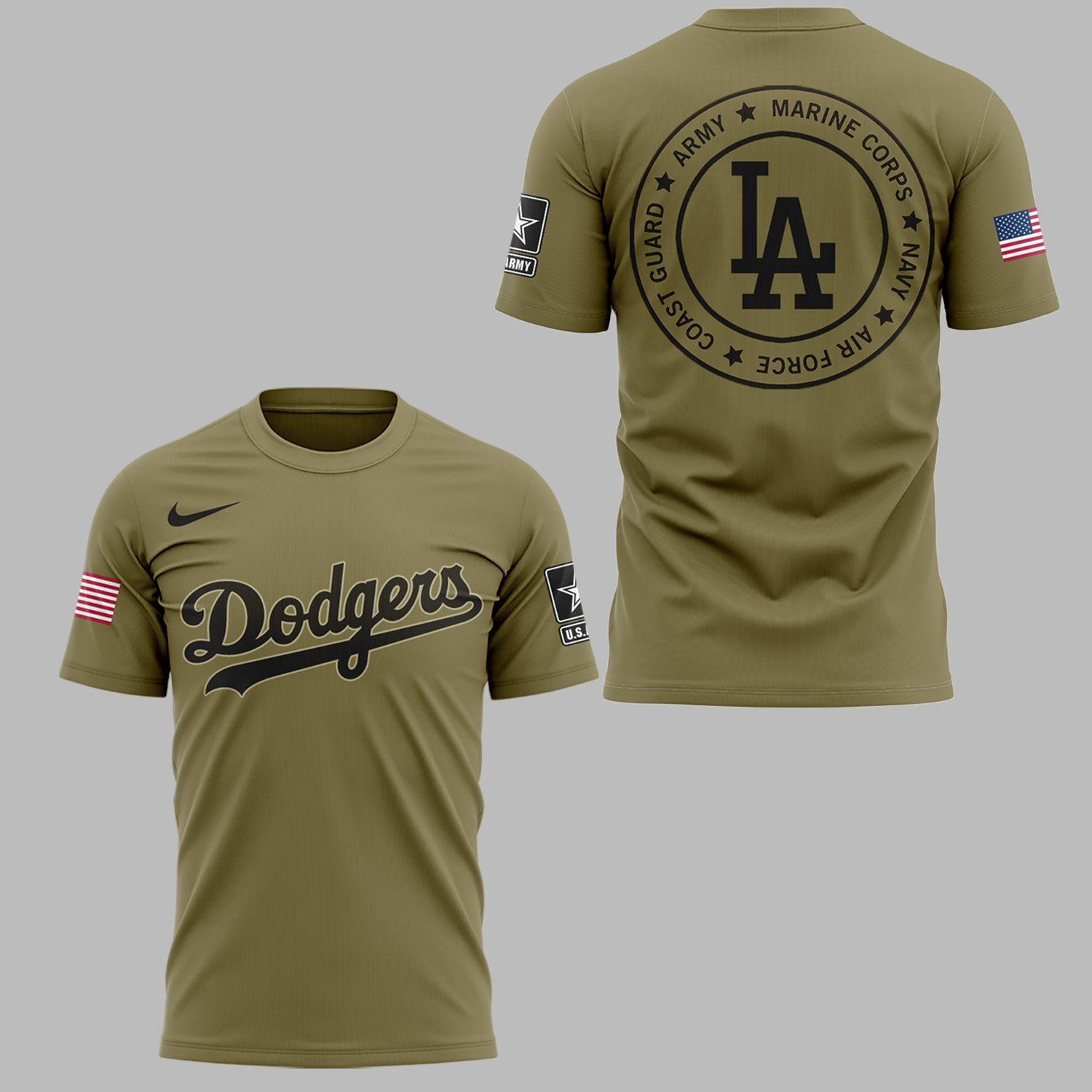 Limited Edition LA Dodgers x Military Appreciation Night 2025 T-Shirt