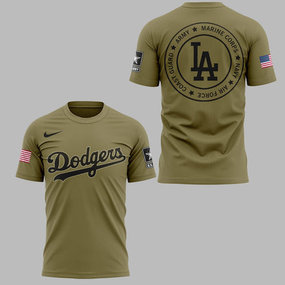 Limited Edition LA Dodgers x Military Appreciation Night 2025 T-Shirt