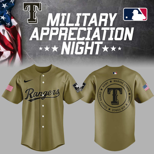 Rangers x Military Appreciation Night Jersey