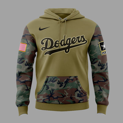 Limited Edition LA Dodgers x Military Appreciation Night 2025 Hoodie