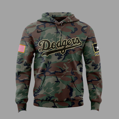Limited Edition LA Dodgers x Military Appreciation Night 2025 Hoodie