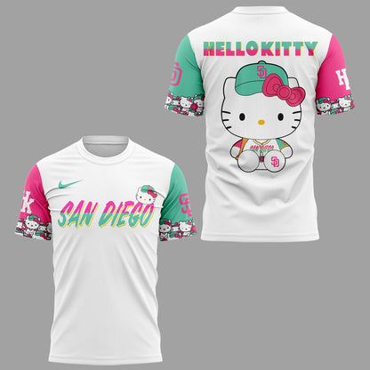 Limited Edition San Diego x Hello Kitty Night TShirt-