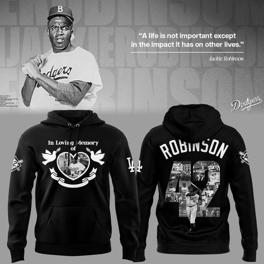 Limited Edition LA Dodgers x Jackie Robinson Day 2025 Hoodie