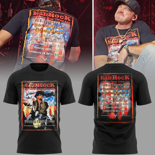 Limited Edition Morgan Wallen Live in Houston KID ROCK TShirt-ND062325246