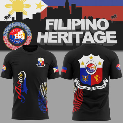 Limited Edition Astros Baseball Philippines Heritage Night TShirt-ND07072529
