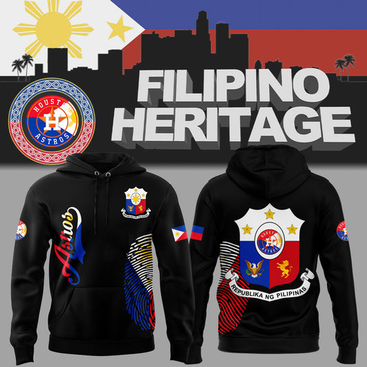 Limited Edition Astros Baseball Philippines Heritage Night Hoodie-ND07072530