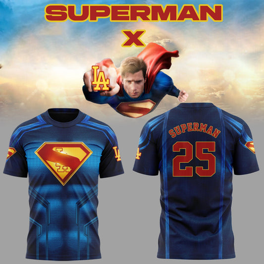 Limited Edition Dodgers x Superman 2025 T-Shirt