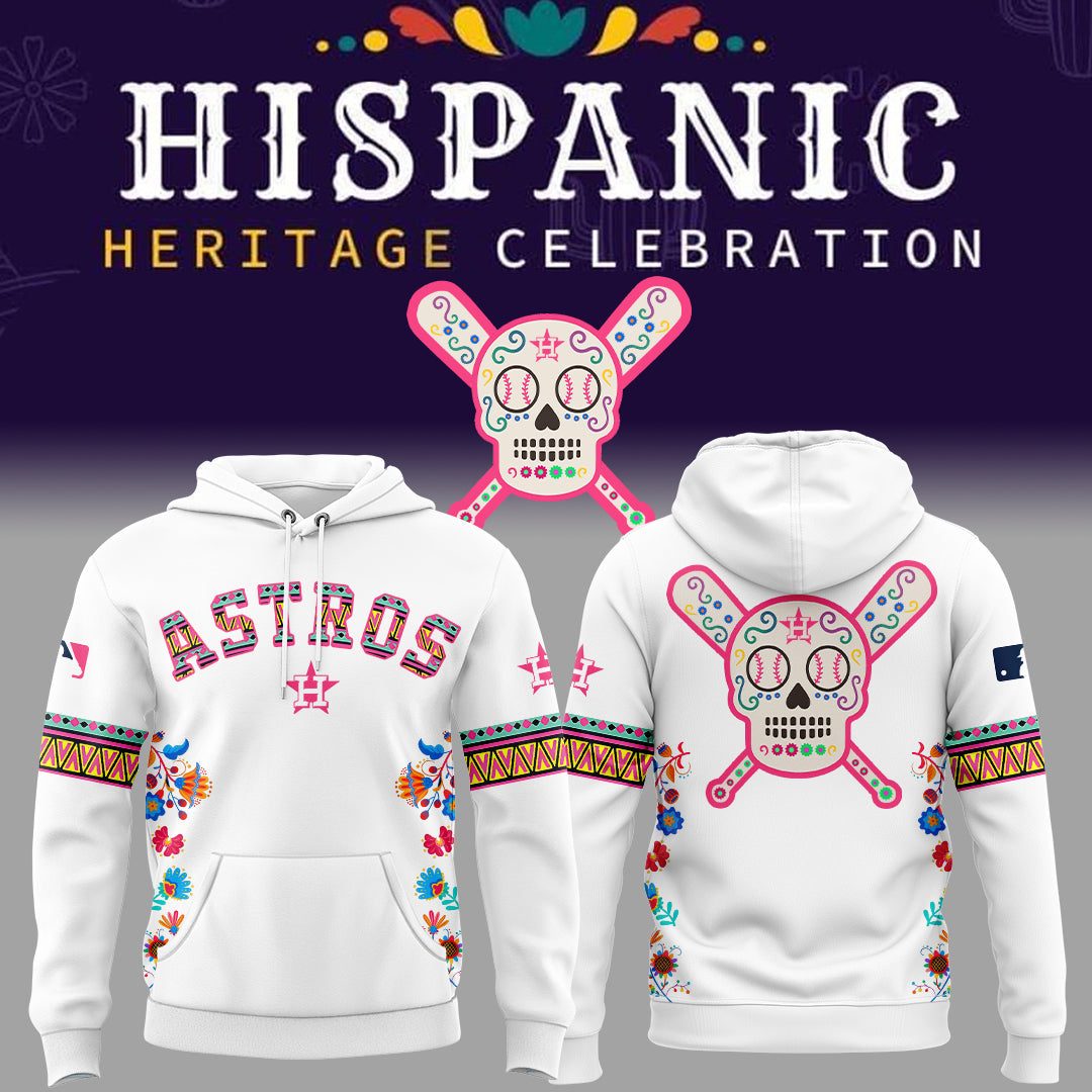 Limited Edition Astros Baseball Hispanic Herritage Hoodie-ND07252529