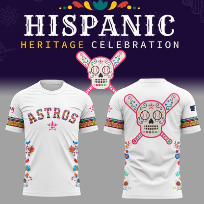 Limited Edition Astros Baseball Hispanic Herritage TShirt-ND07252530