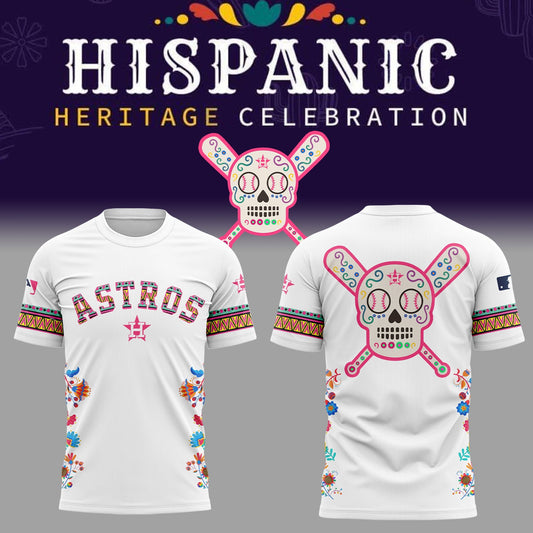 Limited Edition Astros Baseball Hispanic Herritage TShirt-ND07252530