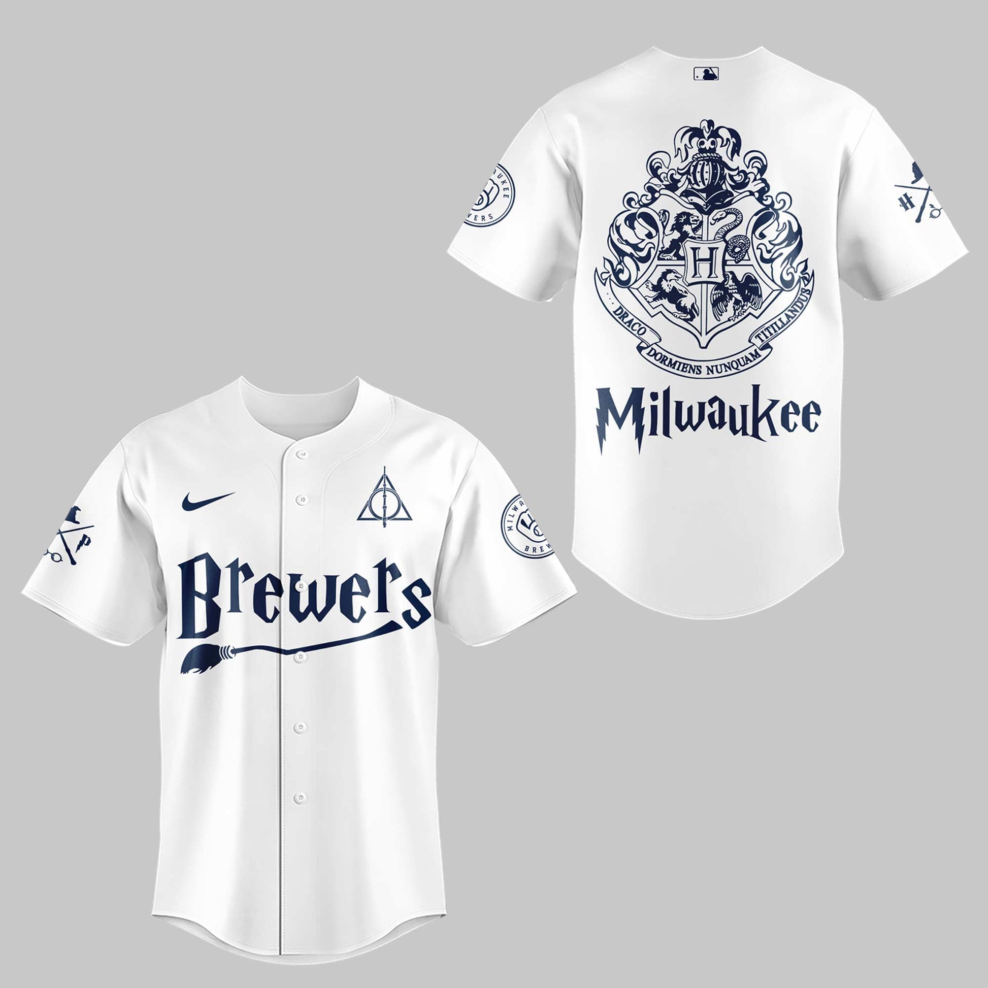 Exclusive 2025 Brewers x Harry Potter Night Jersey-ND07282561