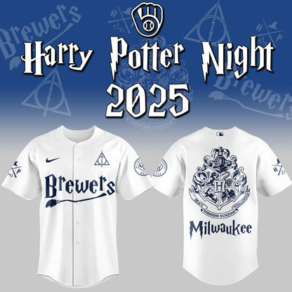 Exclusive 2025 Brewers x Harry Potter Night Jersey-ND07282561