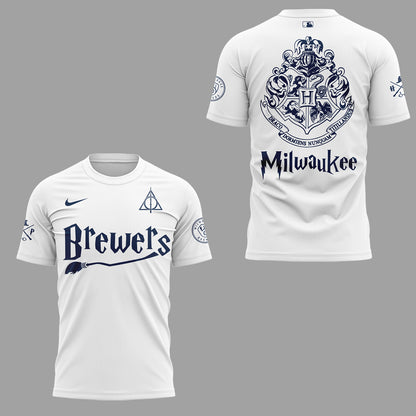 Exclusive 2025 Brewers x Harry Potter Night TShirt-ND07282563