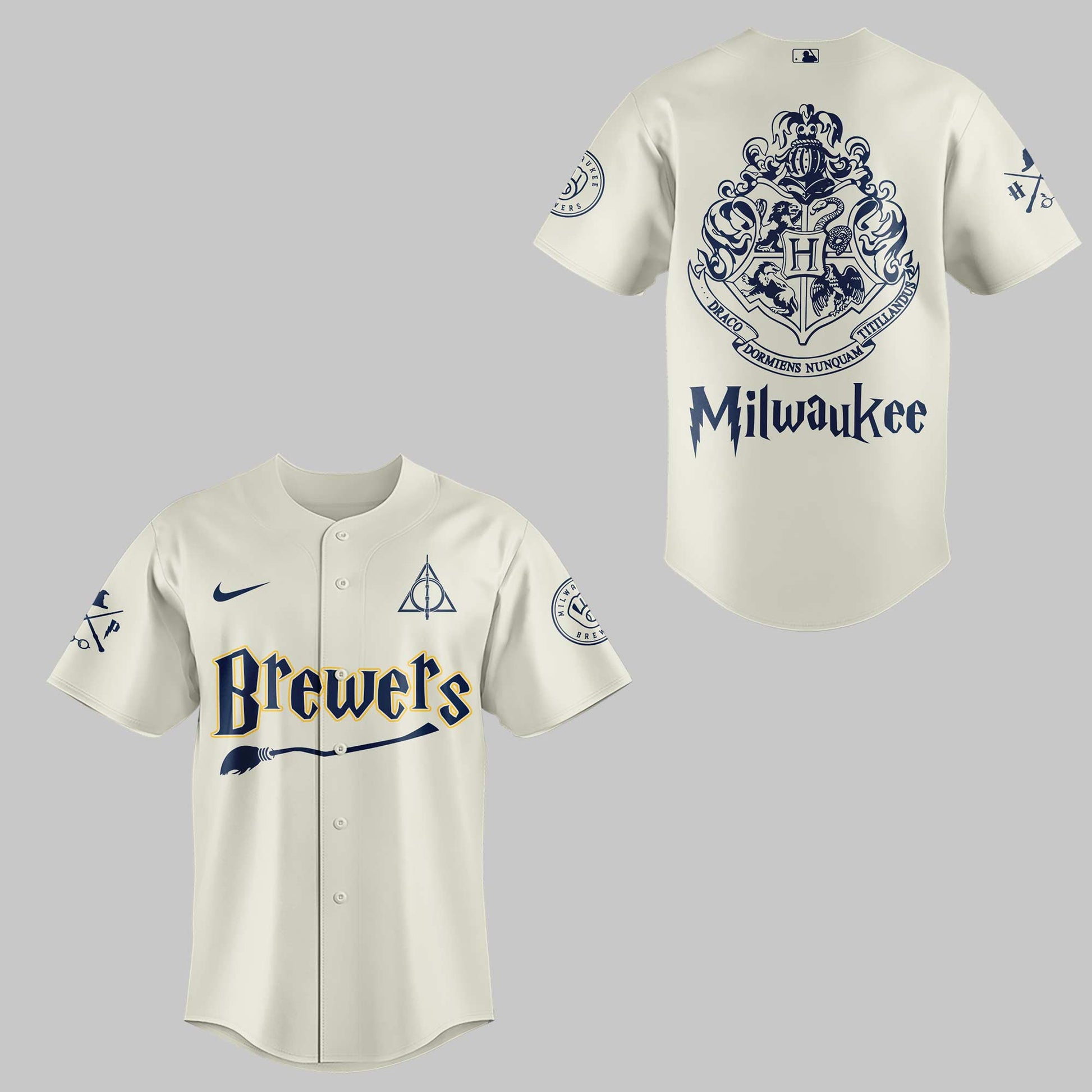 Exclusive 2025 Brewers x Harry Potter Night Jersey-ND07282571