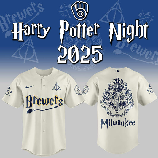 Exclusive 2025 Brewers x Harry Potter Night Jersey-ND07282571