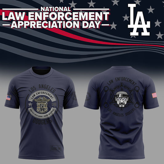 Limited Edition Dodgers x Law Enforcement Appreciation Day 2025 T-Shirt