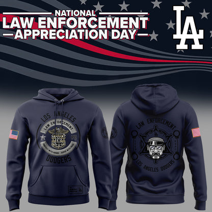 Limited Edition Dodgers x Law Enforcement Appreciation Day 2025 Hoodie