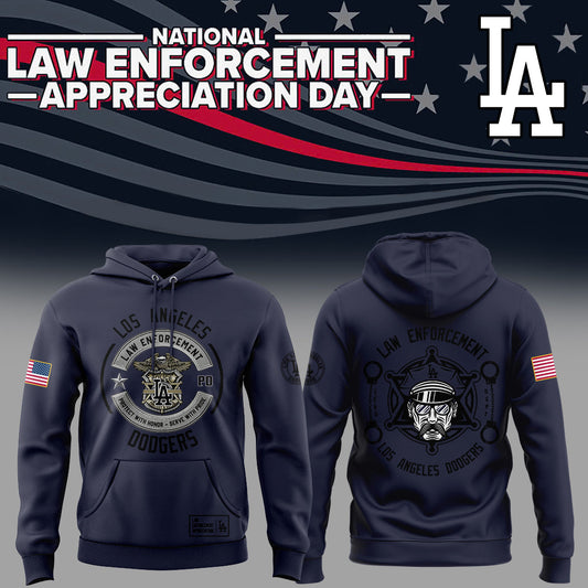 Limited Edition Dodgers x Law Enforcement Appreciation Day 2025 Hoodie