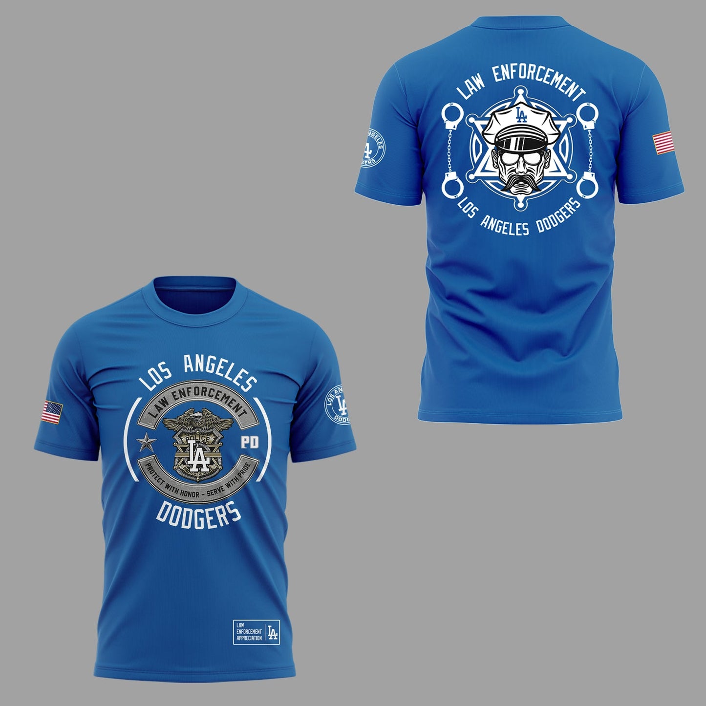 Limited Edition Dodgers x Law Enforcement Appreciation Day 2025 T-Shirt