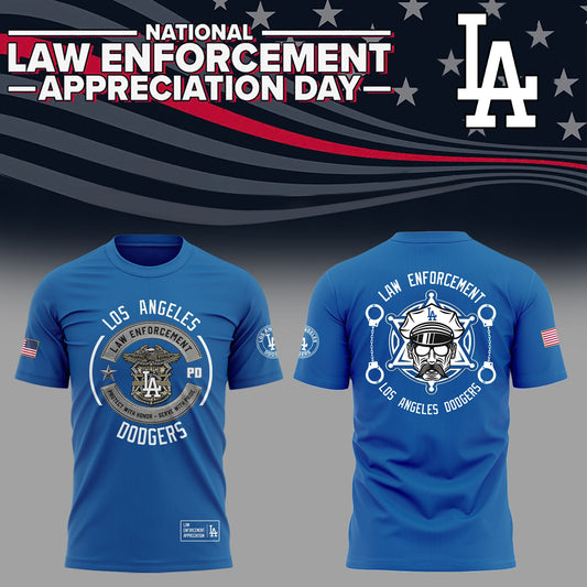 Limited Edition Dodgers x Law Enforcement Appreciation Day 2025 T-Shirt