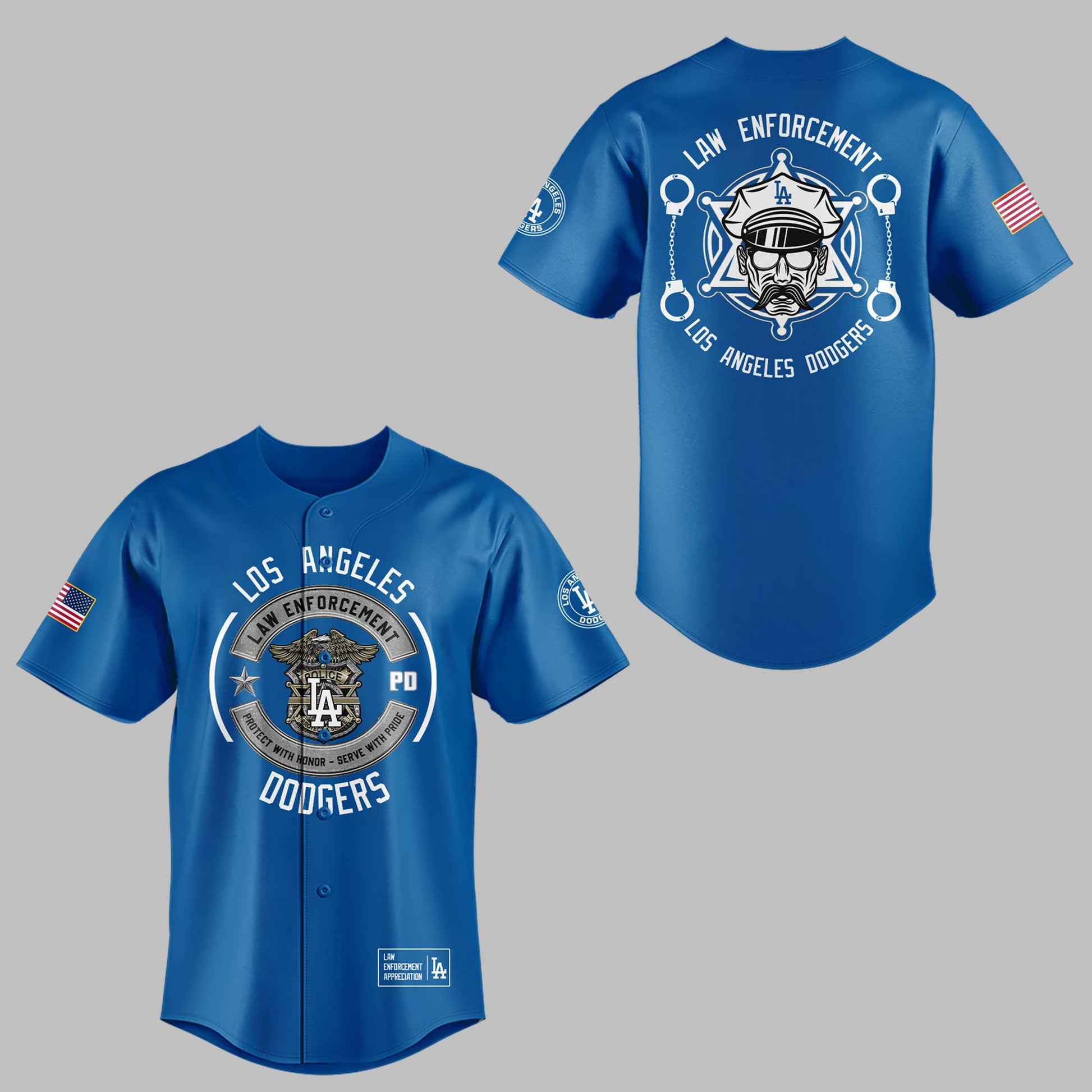 Limited Edition Dodgers x Law Enforcement Appreciation Day 2025 Jersey