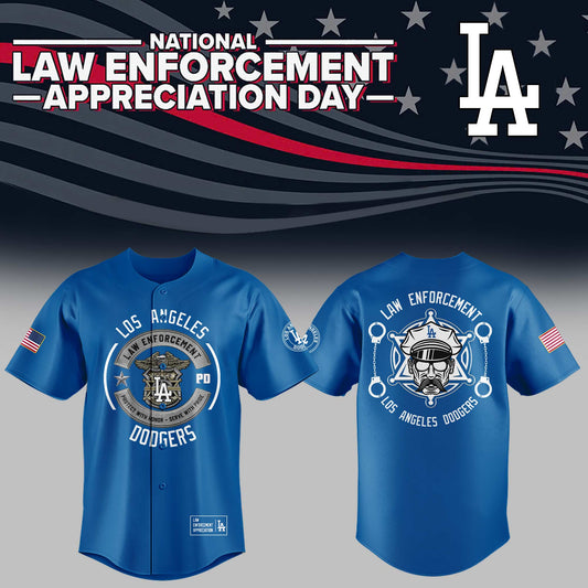 Limited Edition Dodgers x Law Enforcement Appreciation Day 2025 Jersey