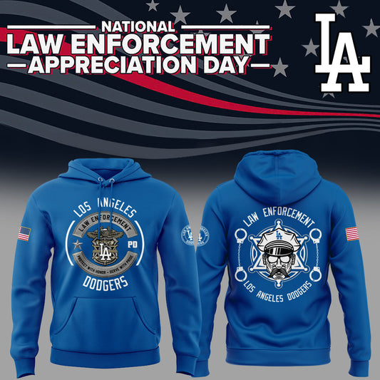 Limited Edition Dodgers x Law Enforcement Appreciation Day 2025 Hoodie