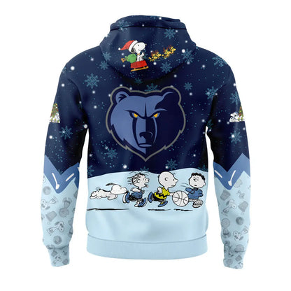 Memphis Grizzlies Peanuts &amp; Snoopy Nike Hoodie Set | SB95