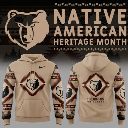 Memphis Grizzlies Native American Heritage Nike Hoodie Set | YI28