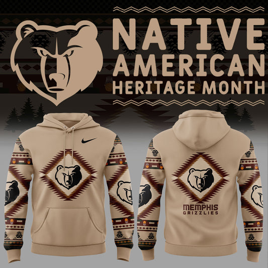 Memphis Grizzlies Native American Heritage Nike Hoodie Set | YI28