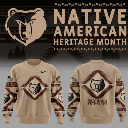 Memphis Grizzlies Native American Heritage Nike Sweatshirt+NT21122428ID10DS11 | PV56