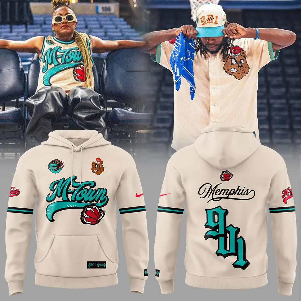 Limited Edition Nike Memphis Grizzlies 𝘾𝙞𝙩𝙮 𝘾𝙤𝙡𝙡𝙚𝙘𝙩𝙞𝙤𝙣 Hoodie Set | MO19