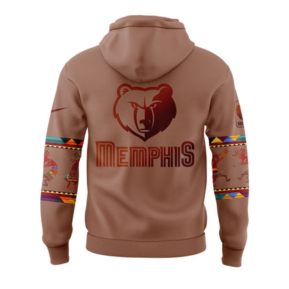 Memphis Grizzlies Native American Heritage Nike Hoodie Set V4 | VO67