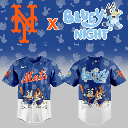 New York Mets 2025 Bluey Night Event Limited Jersey | RB69