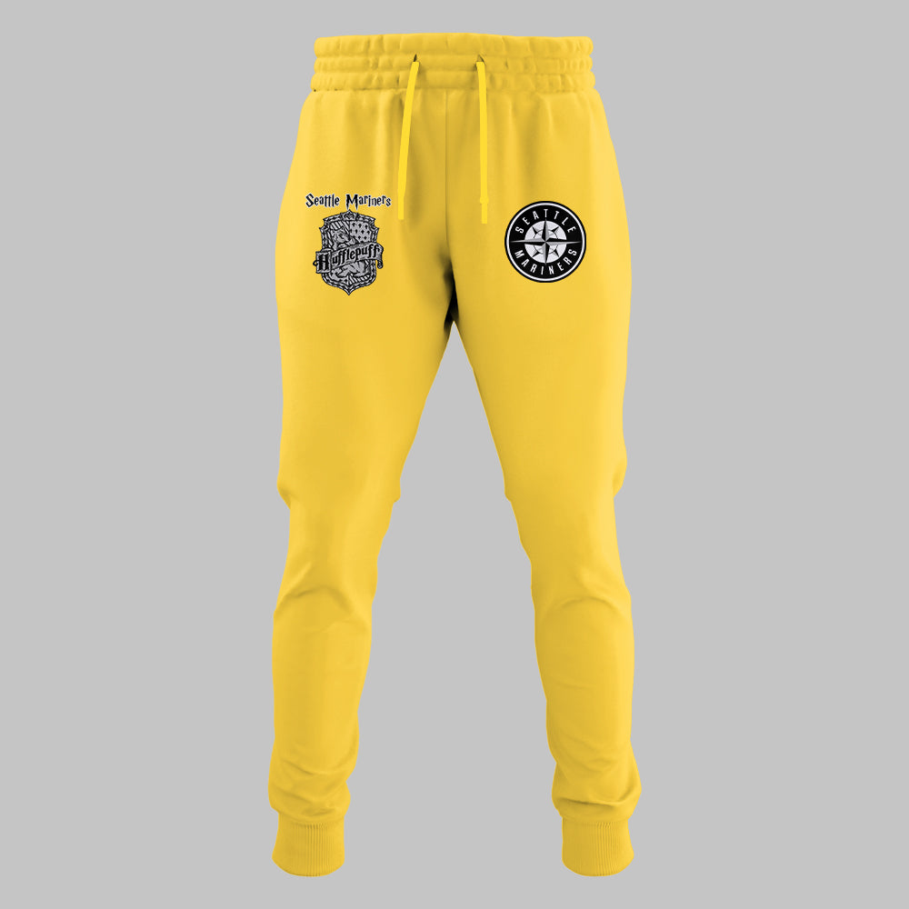 Seattle Mariners x Harry Potter Night Hufflepuff House Hoodie-PAC04292544