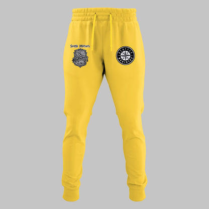 Seattle Mariners x Harry Potter Night Hufflepuff House Hoodie-PAC04292544