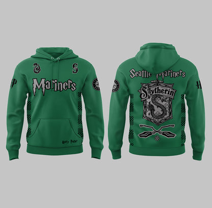 Seattle Mariners x Harry Potter Night Slytherin HouseHoodie-PAC04292548
