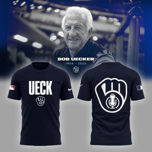 Honoring The Legend, Brewers Baseball Hall of Famer Bob Uecker TShirt -PU011725001