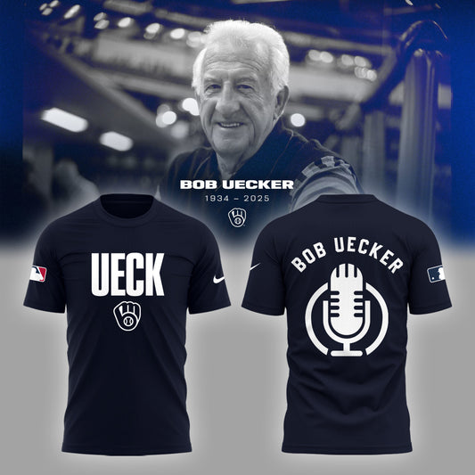 Honoring The Legend, Brewers Baseball Hall of Famer Bob Uecker TShirt -PU011725006