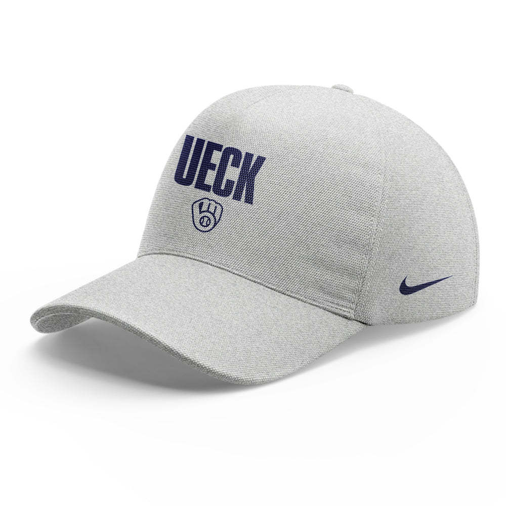 Honoring The Legend, Brewers Baseball Hall of Famer Bob Uecker Grey Zip Hoodie-PU011725021