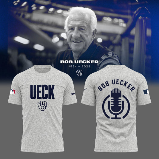 Honoring The Legend, Brewers Baseball Hall of Famer Bob Uecker TShirt -PU011725022