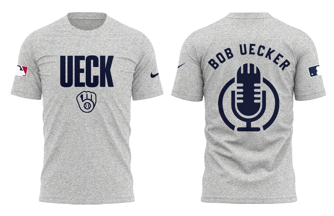 Honoring The Legend, Brewers Baseball Hall of Famer Bob Uecker TShirt -PU011725022