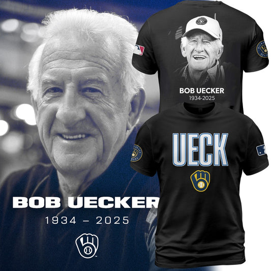 Honoring The Legend, Brewers Baseball Hall of Famer Bob Uecker TShirt -PU011725038