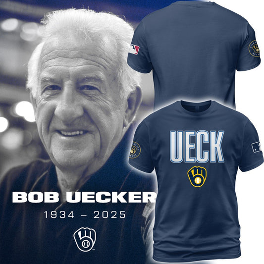 Honoring The Legend, Brewers Baseball Hall of Famer Bob Uecker TShirt -PU011725040