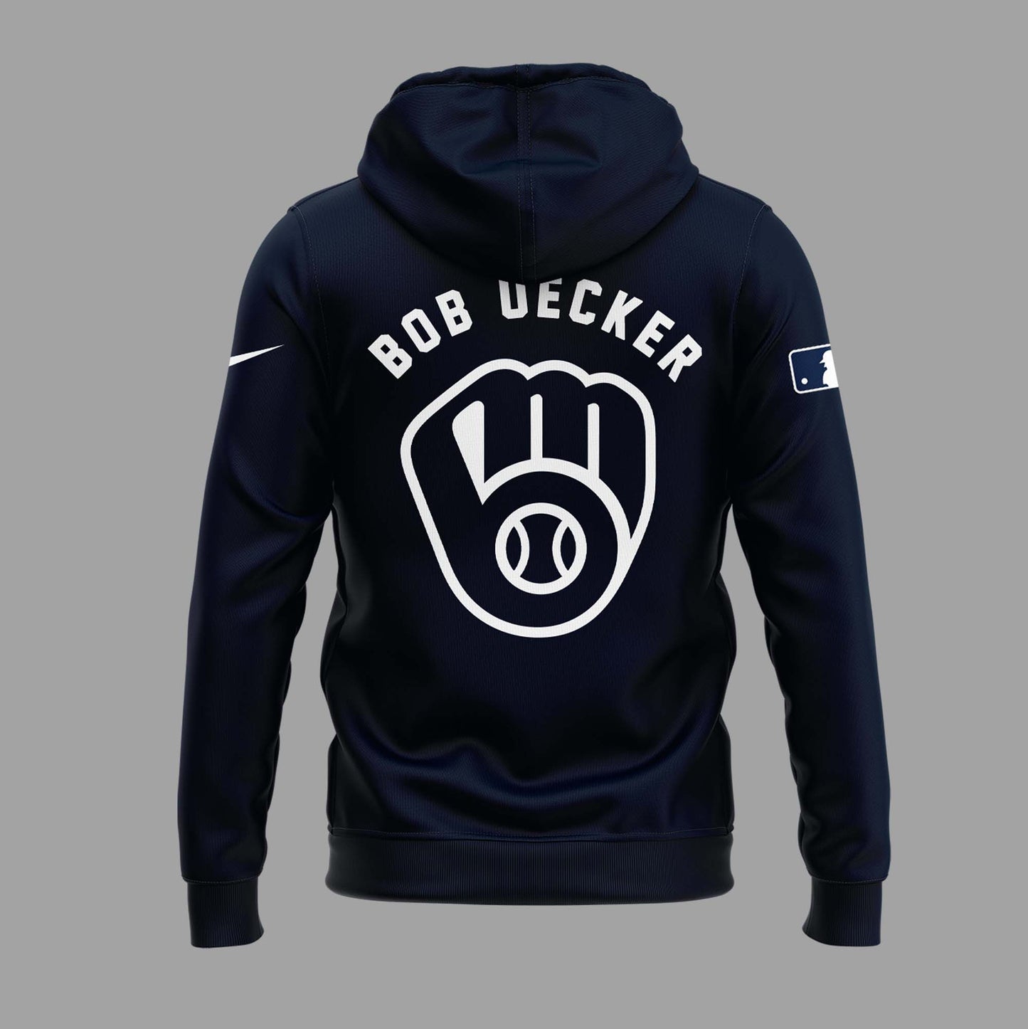 Honoring The Legend, Brewers Baseball Hall of Famer Bob Uecker Hoodie-PU011725501