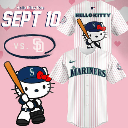 Limited Edition Hello Kitty Night September 10th Baseball Jersey-PU090824507