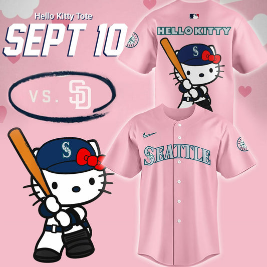 Limited Edition Hello Kitty Night September 10th Baseball Jersey-PU090824510
