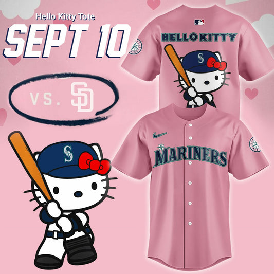 Limited Edition Hello Kitty Night September 10th Baseball Jersey-PU090824513